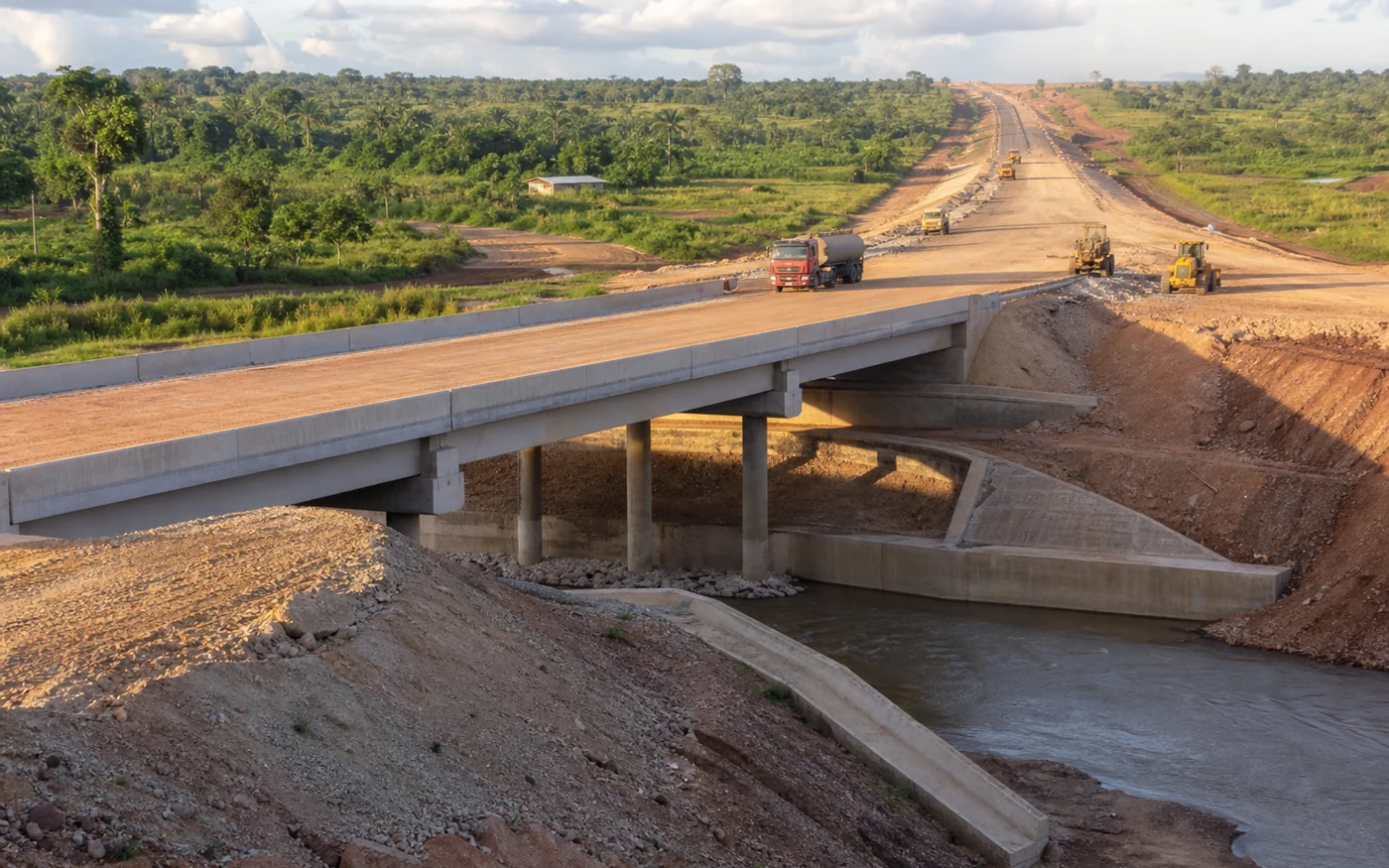Projet d'infrastructure routière et ouvrage d'art